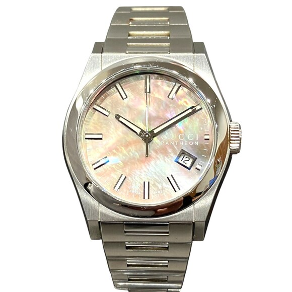 Gucci Pantheon watch total weight 109.2g stainless steel quartz movement ...